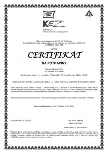 Certifikát 20-21 BIO Jatky