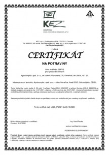 Certifikát 21-22 BIO Jatky