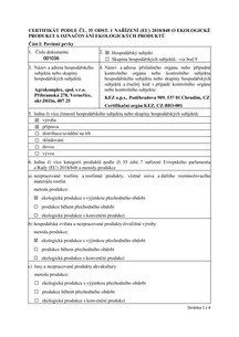 Certifikát CZ 22-23